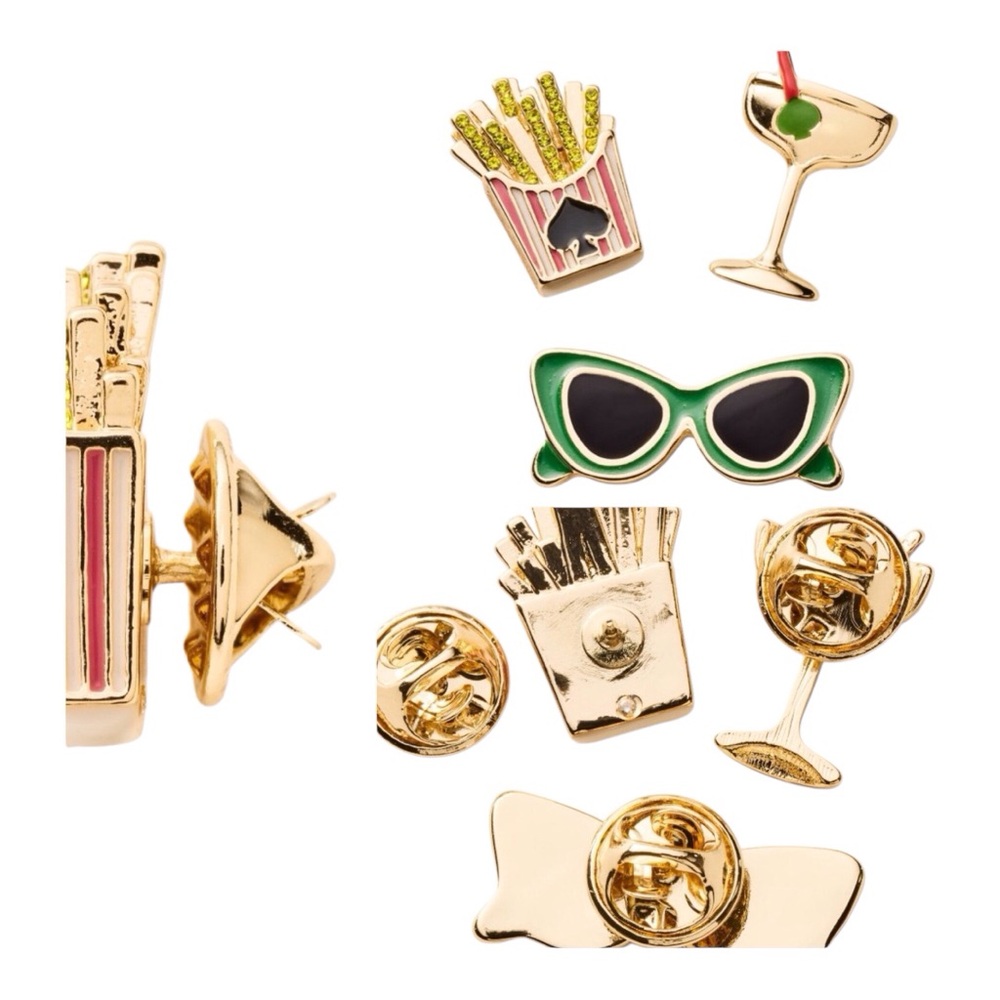Kate Spade LIMITED EDITION x Target 3 Piece Fashion Brooch Set